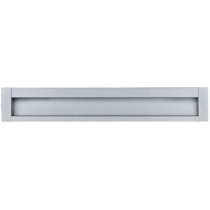 Häfele Flush-Mount Cabinet Pull – Aluminum Silver, 207 X 34Mm 1