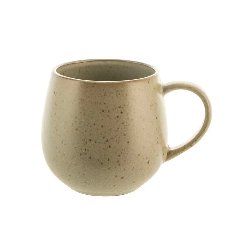 Handcrafted Organic Clay Mug – Sage Finish 1