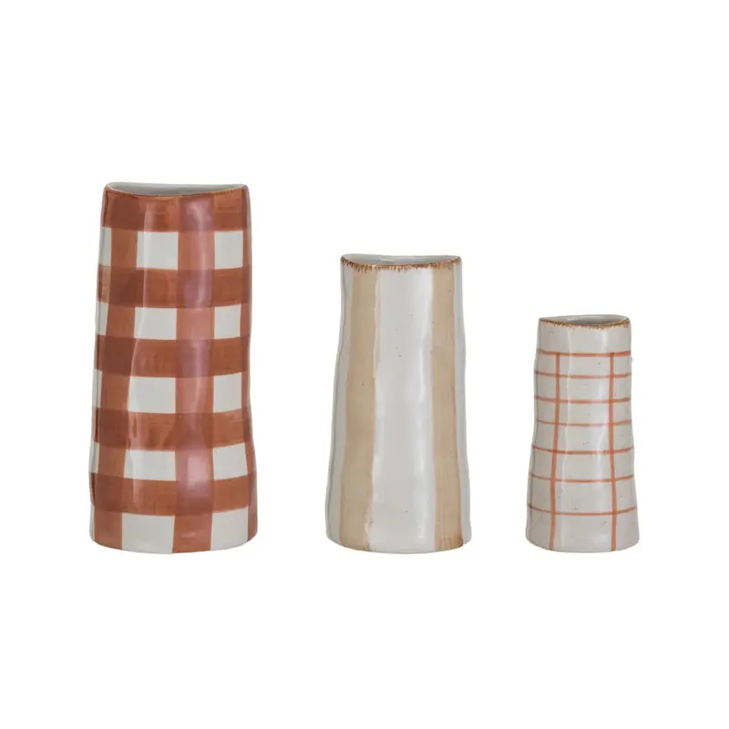 Handcrafted Stoneware Vase Set 1