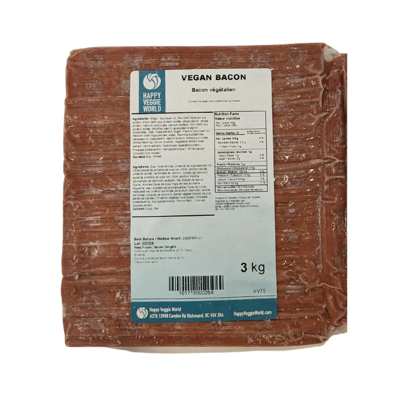 Happy Veggie World Bac’N – Bulk Food Service, 3Kg 1