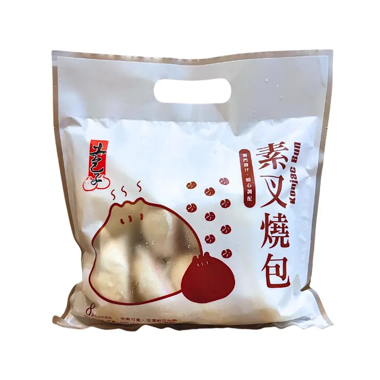 Happy Veggie World Bbq Konjac Burger Bun – 520G Low-Carb Plant-Based Roll 1