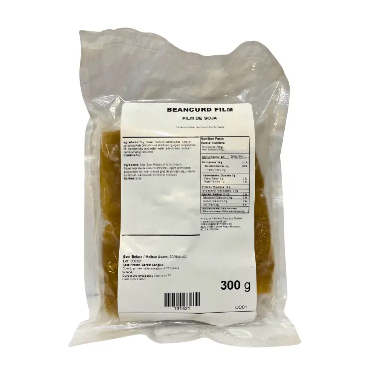 Happy Veggie World Bean Curd Skin – Ready-To-Cook Tofu Sheet, 300G 1