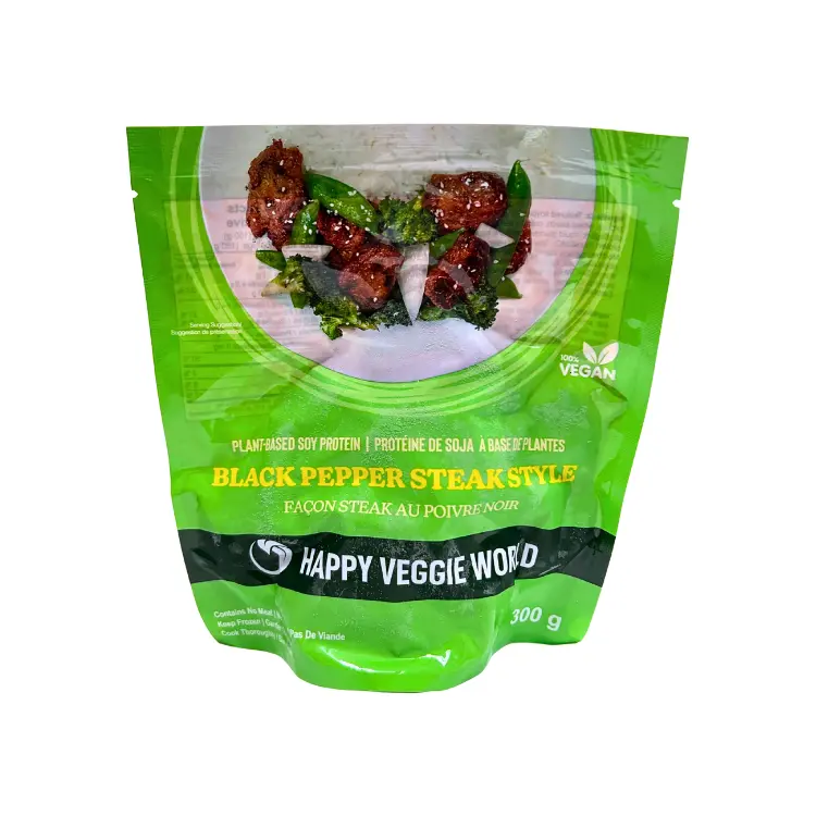 Happy Veggie World Black Pepper Seitan Steak – 300G 1