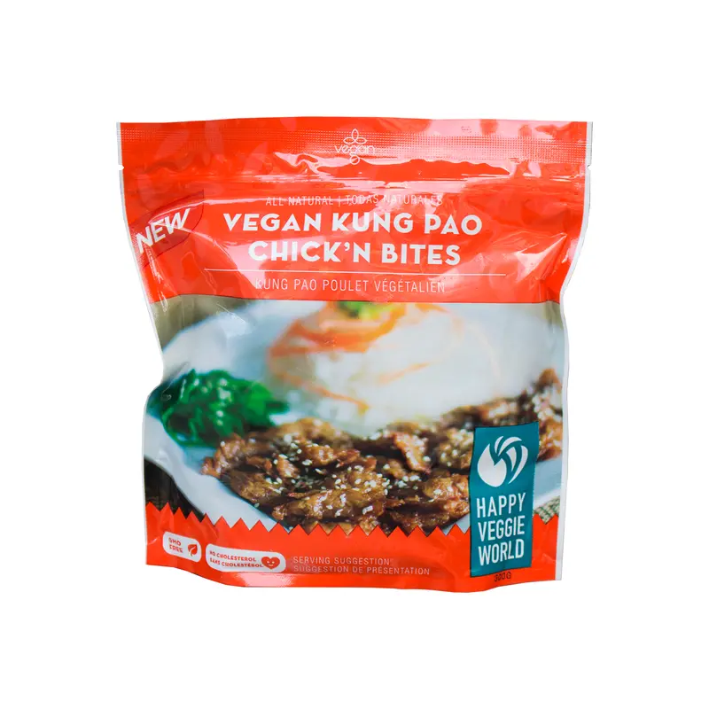 Happy Veggie World Kung Pao-Style Vegan Chick'N (300G) 1