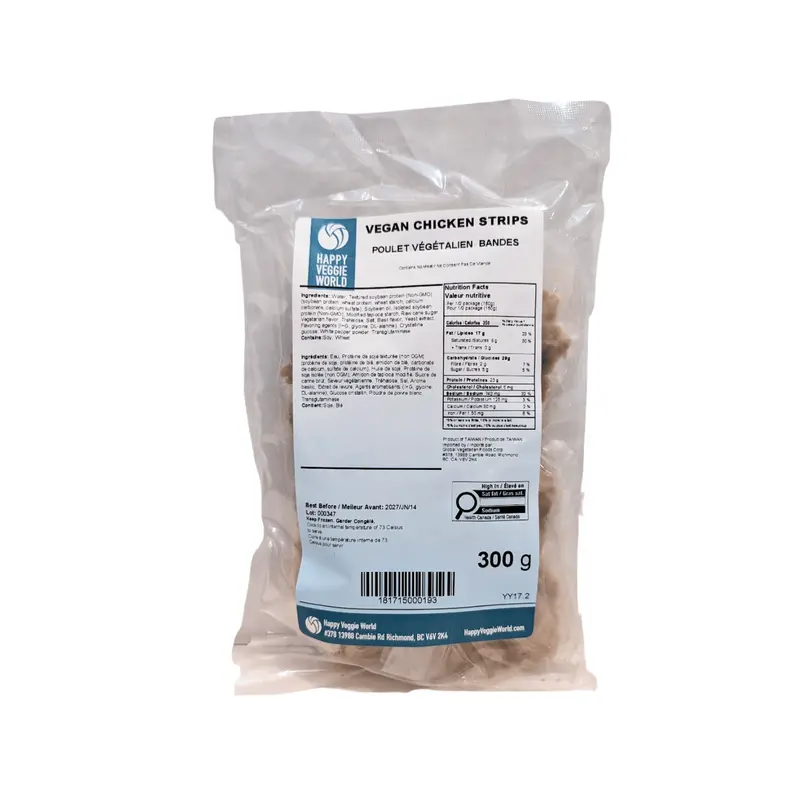 Happy Veggie World Vegan Chicken Strips – 300G 1
