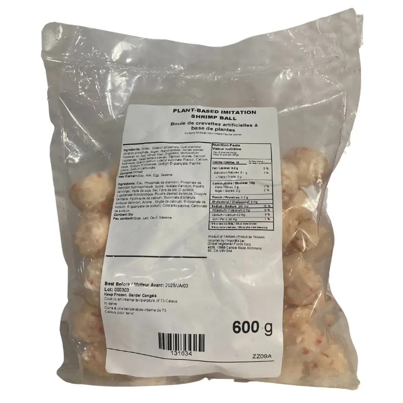 Happy Veggie World Vegan Shrimp Balls – 600G 1