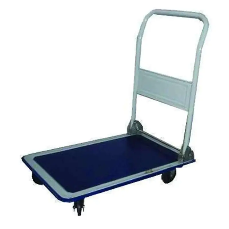 Heavy-Duty Builder Flat-Bed Trailer — 735X475Mm, 130Kg Capacity, 4-Inch Castors 1
