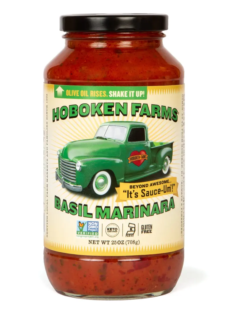 Hoboken Farms Basil Marinara Sauce 1
