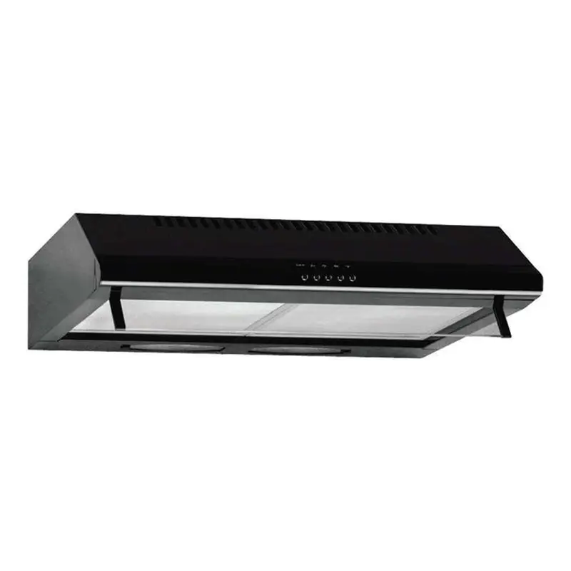 Home Basics 90Cm Black Range Hood – Sleek Design With Led Lighting 1