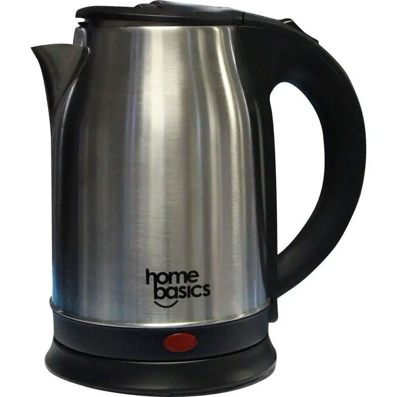 Home Basics Stainless Steel Electric Kettle – 1.8L Capacity 1
