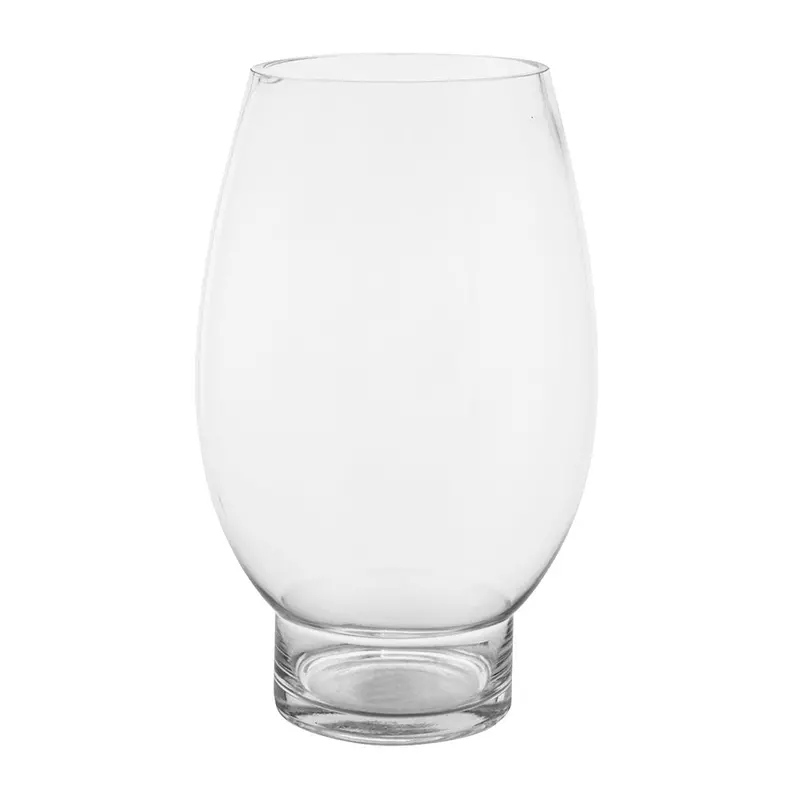 Hurricane-Style Curved Glass Candle Holder (35 Cm) 1