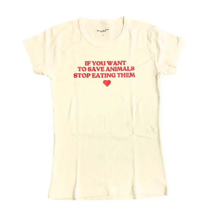 'If You Want To Save Animals' Baby T-Shirt 1