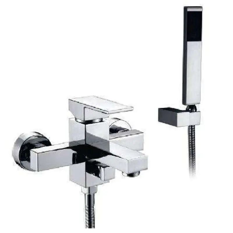 Inox Fabia Bath & Handheld Shower Set With Telephone-Style Hose 1