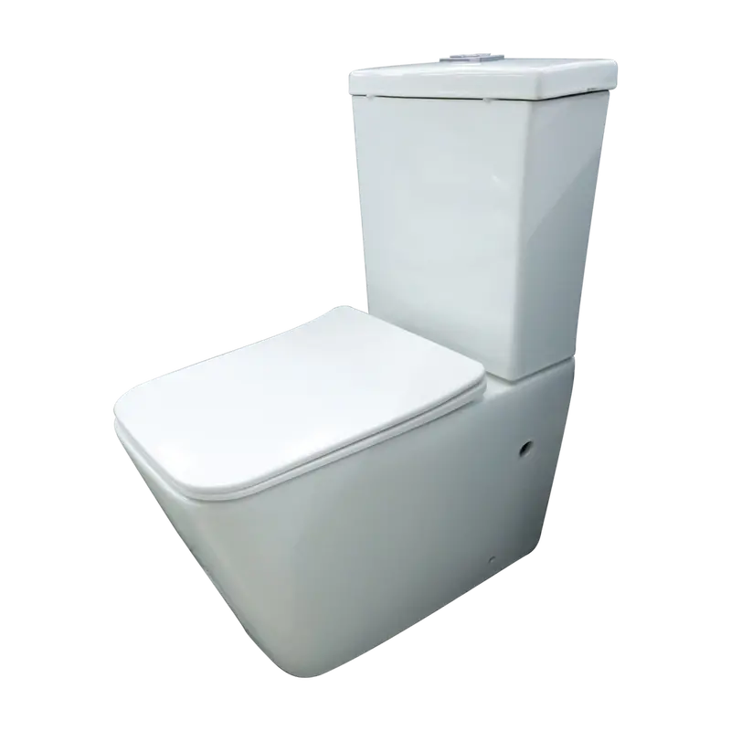 Inox Omega White Toilet Suite – P-Trap Outlet, 180Mm Rough-In 1