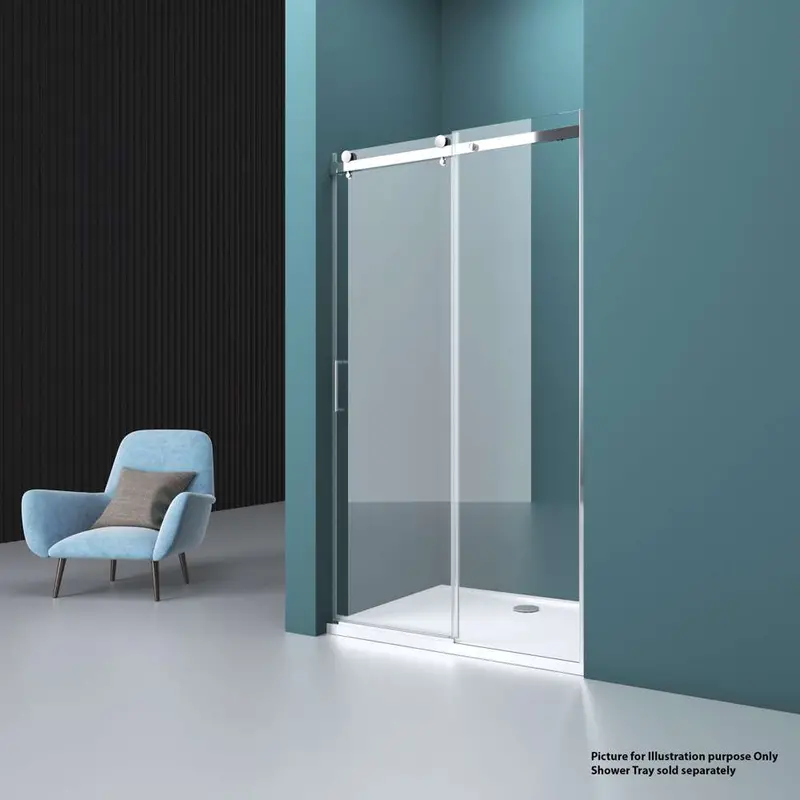 Inox Silence 3 Frameless Rectangular Shower Enclosure – 1400×1950 Mm 1