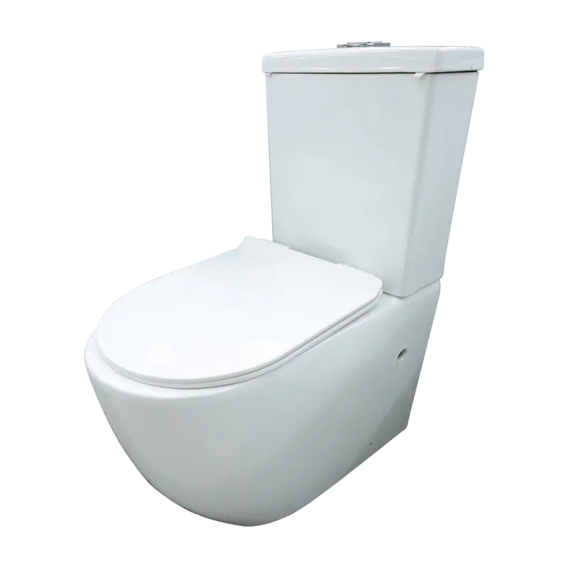 Inox Zeta P-Trap White Toilet Suite – 180Mm Rough-In 1