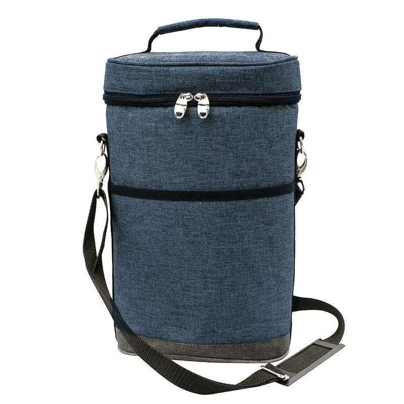 Insulated Dual-Bottle Wine Carrier Bag 1