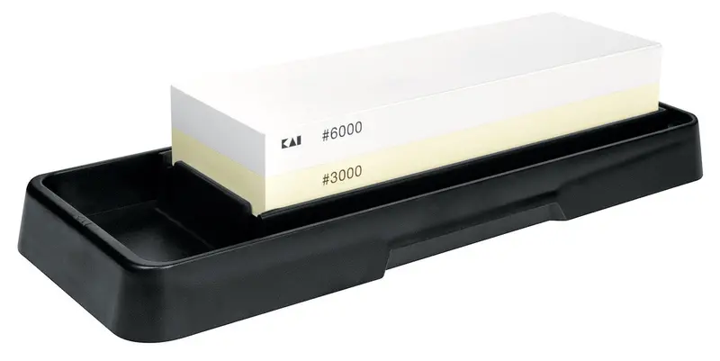 Kai 3000/6000 Grit Whetstone – Dual-Sided Sharpening Stone 1