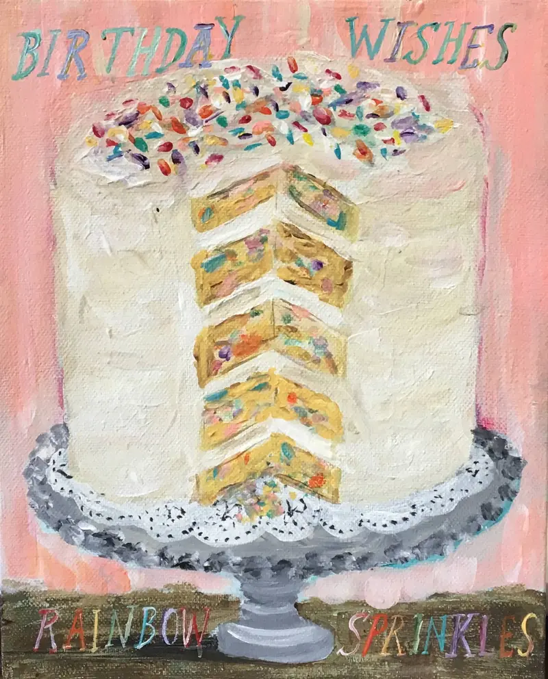 Kelly’S Confetti Cake Greeting Card By Carpe Diem Papers 1