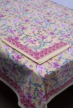 Kunjal 60X120-Inch Tablecloth – Textured Linen Blend In Contemporary Scale 1