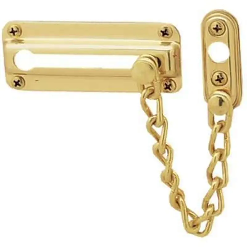 Lane Brass Door Chain Security Device 1