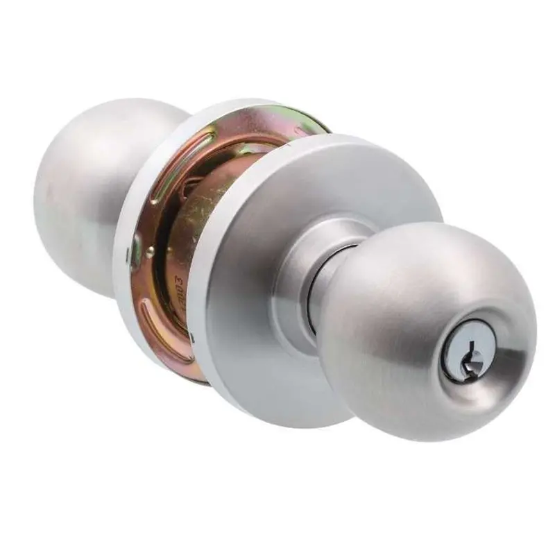 Lane Fire K8 Commercial-Grade Entrance Door Knob – Stainless Steel Finish 1