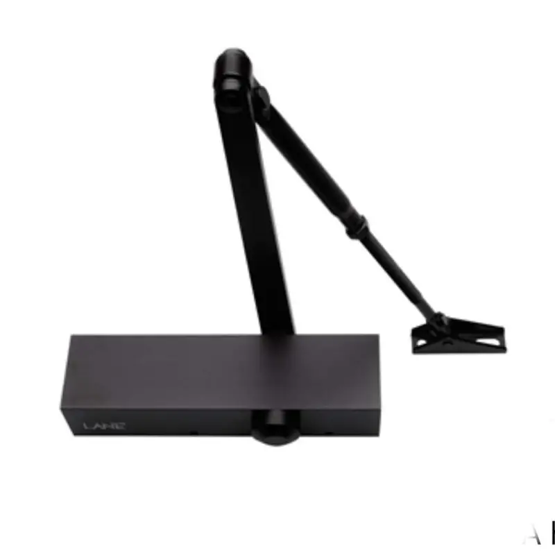Lane Hydraulic Door Closer – Matte Black Finish, 2.75-Inch Adjustable Arm 1