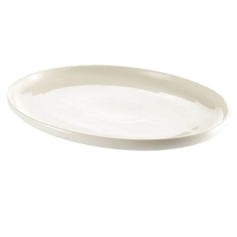 Large Oval Bone China Platter – 36 Cm Diameter 1
