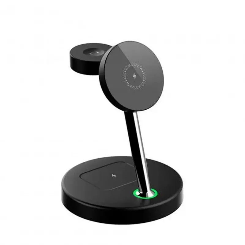 Laser 3-In-1 Wireless Charging Stand For Iphone & Apple Watch 1
