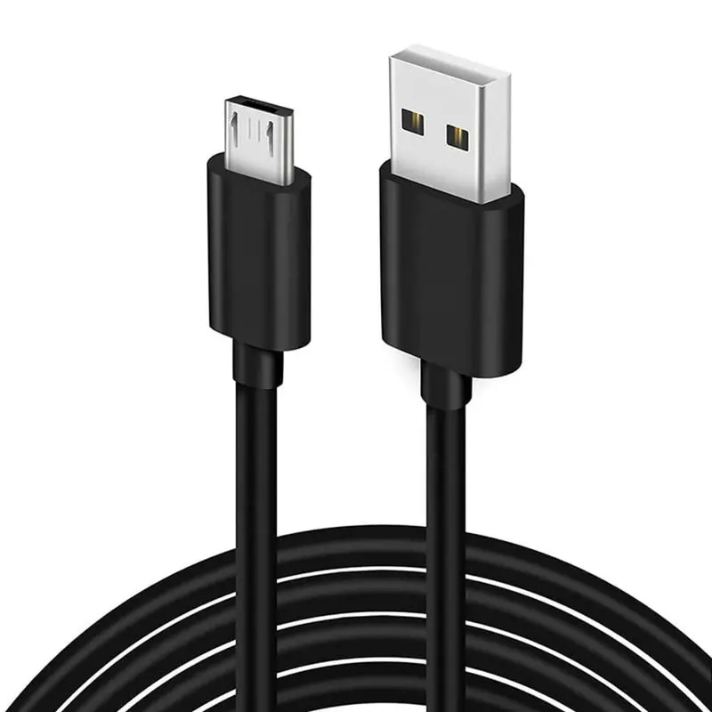 Laser Micro Usb Charging Cable – 1.2M, Durable Black Build 1