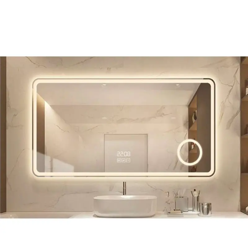 Led Backlit Rectangular Mirror Light – 800 X 600 Mm Smart Illuminated Vanity Mirror 1