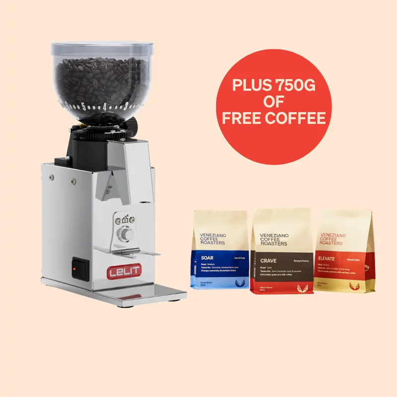 Lelit Fred Prima Espresso Grinder + 750G Specialty Coffee 1
