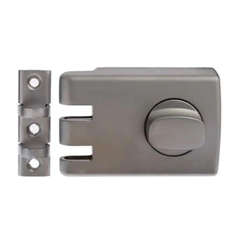 Lockwood 303 Deadlock With Single Cylinder – Chrome Plated 1