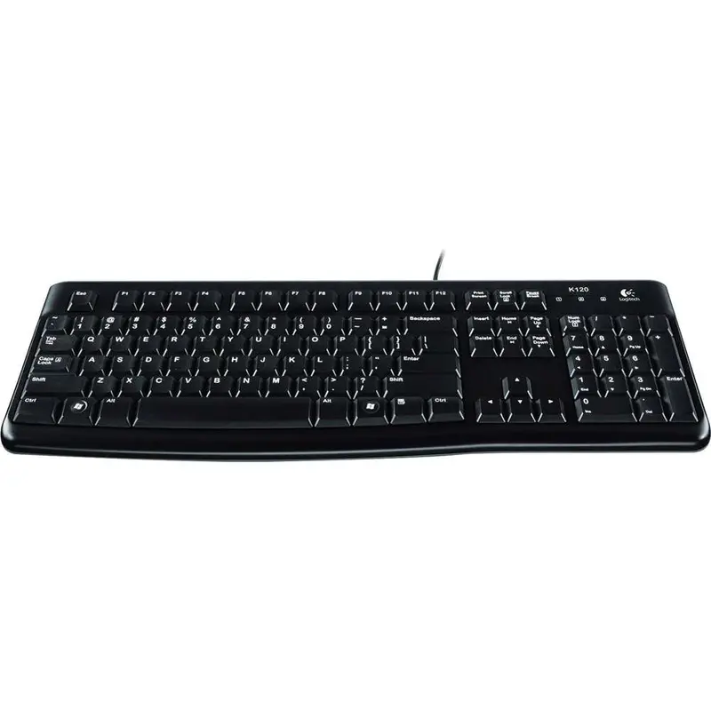 Logitech K120 Wired Keyboard – Sleek Black Layout 1