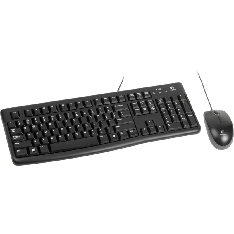 Logitech Mk120 Wired Keyboard And Optical Mouse Combo 1