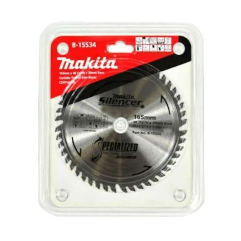 Makita 165Mm Plunge Cutter Blade – 48-Tooth Carbide-Tipped 1