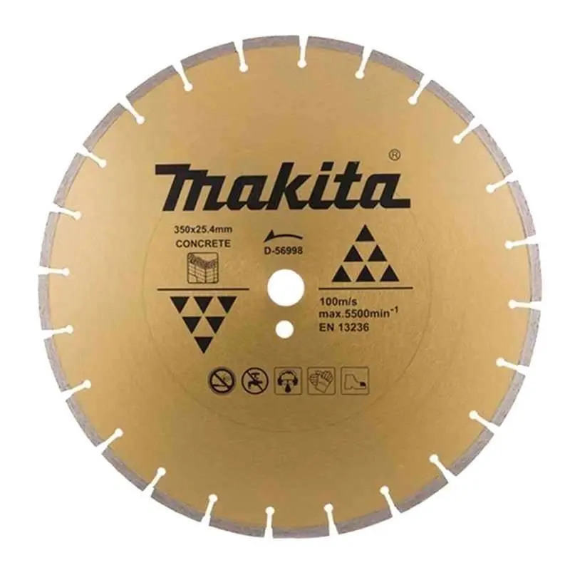 Makita 350Mm Diamond Blade – Concrete Cutting Circular Saw Blade (14") 1