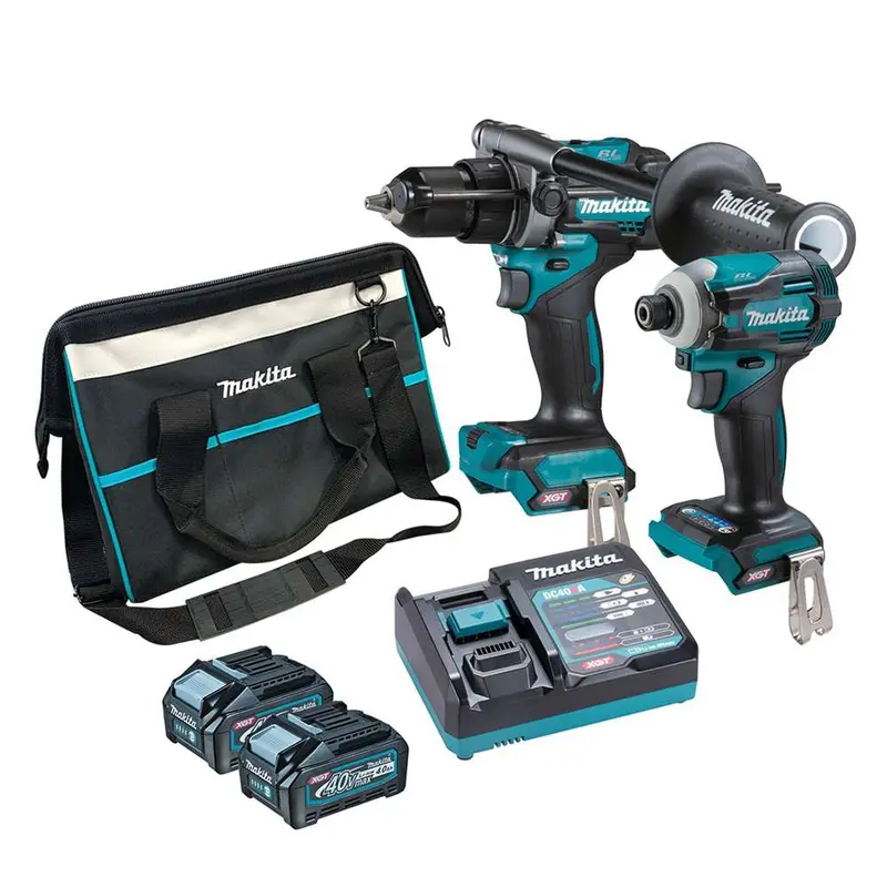 Makita 40V Brushless Impact Driver And Hammer Drill Combo Kit (2-Piece) 1
