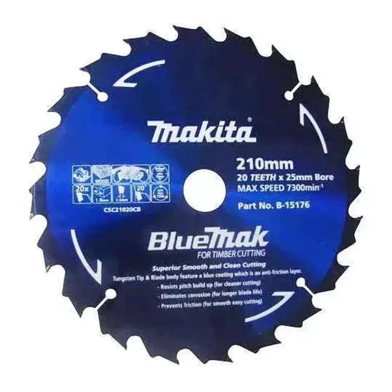 Makita Bluemak 210 Mm Circular Saw Blade With 20 Teeth 1