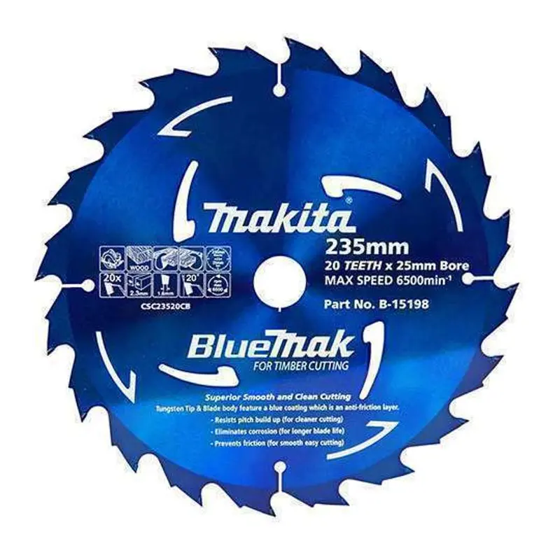 Makita Bluemak 235Mm Circular Saw Blade – 20-Tooth General Purpose 1