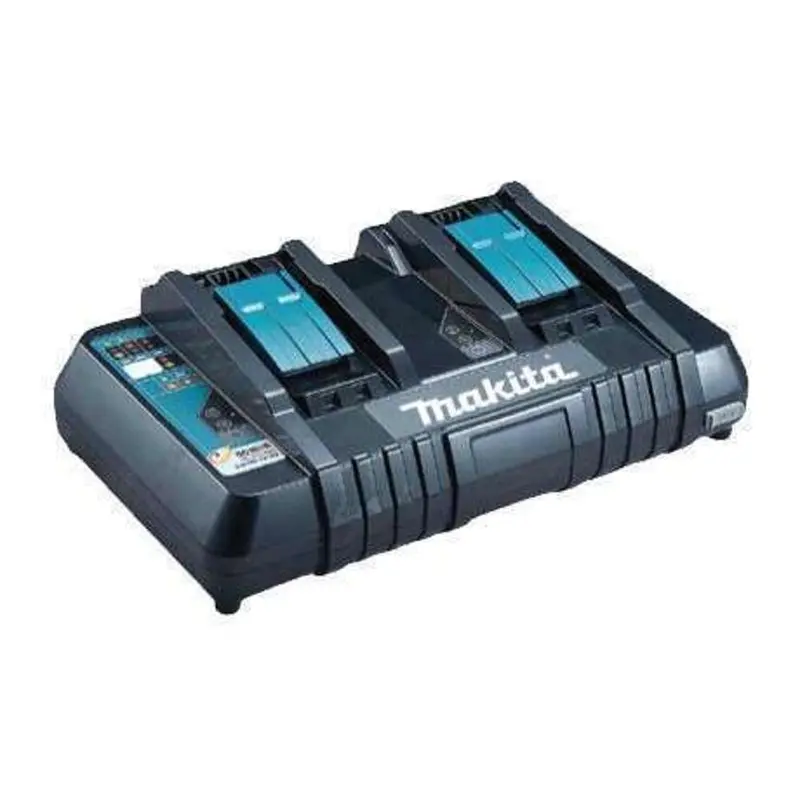 Makita Dc18Rd Dual-Port Fast Charger For 18V Li-Ion Batteries 1