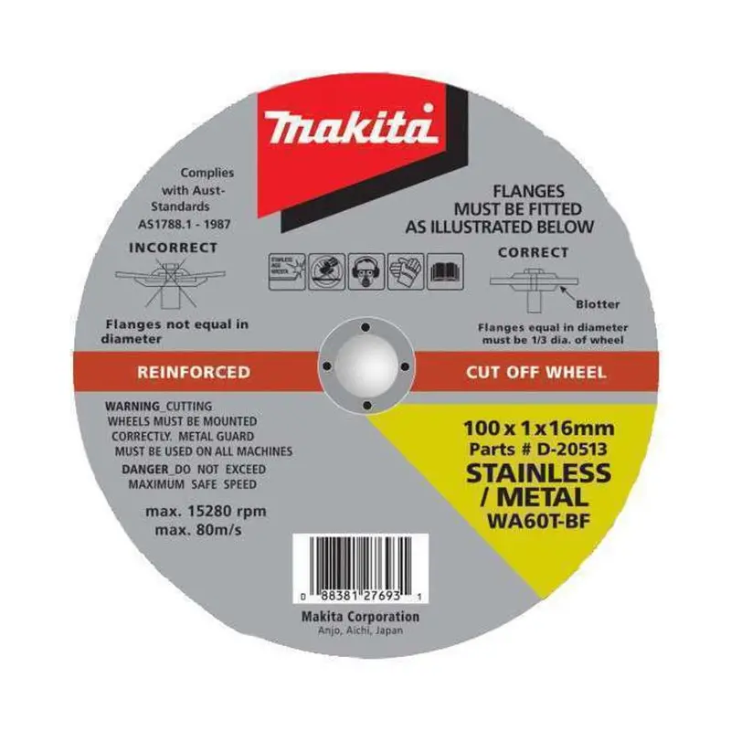 Makita Stainless Steel Cutting Disc – 230Mm × 2.0Mm 1