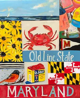 Maryland State Travel Postcard 1