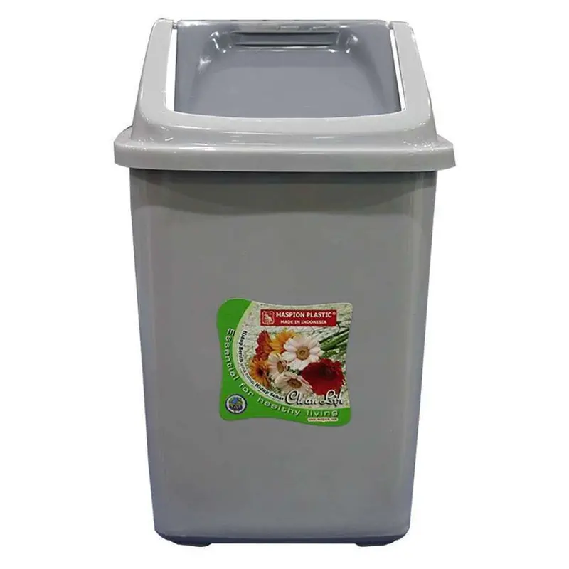 Maspion 15-Liter Dustbin Cover – Durable Plastic Lid 1