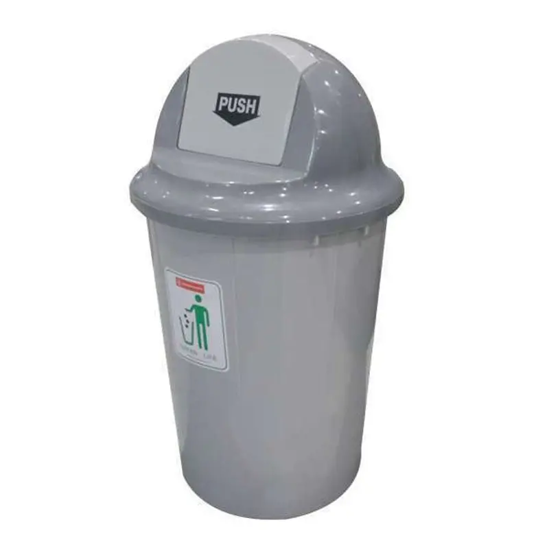 Maspion Large Rectangular Dustbin – 60L, 44.5 X 44.5 X 79 Cm 1