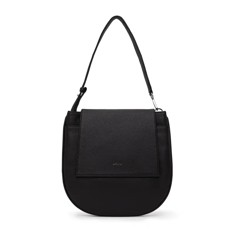 Matt & Nat Match Purity Shoulder Bag – Black (Clearance) 1