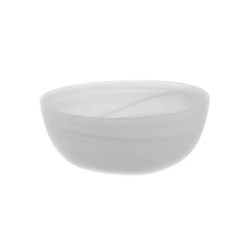 Matte White Alabaster Small Round Bowl – 14 Cm 1