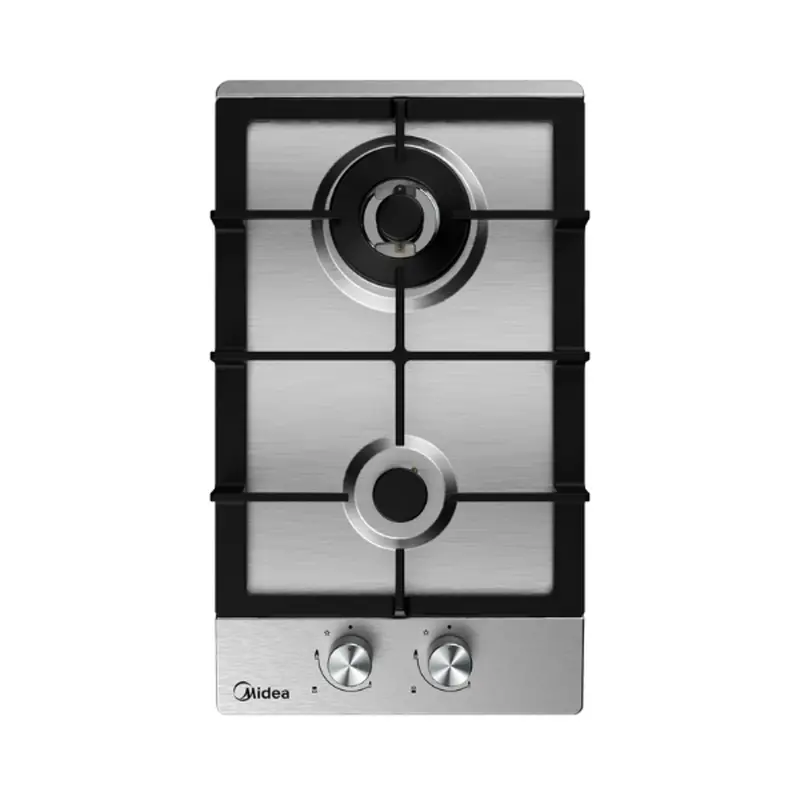 Midea 2-Burner Stainless Steel Gas Hob – 30Cm 1