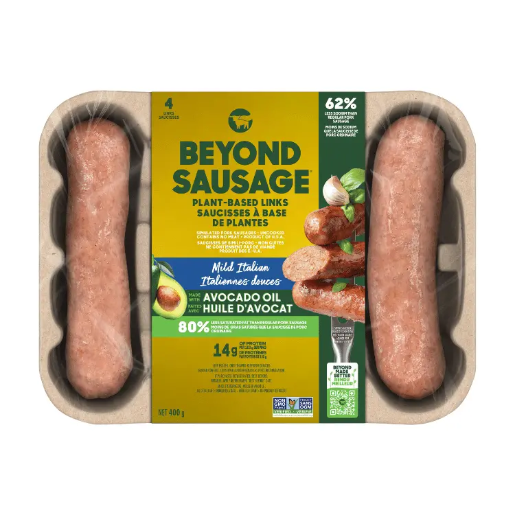 Mild Italian-Style Plant Sausages By Beyond Meat – 400G Family-Friendly Option 1