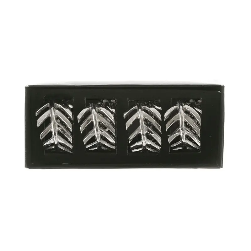 Minimalist Nickel-Plated Napkin Ring Set – Pack Of 4 1